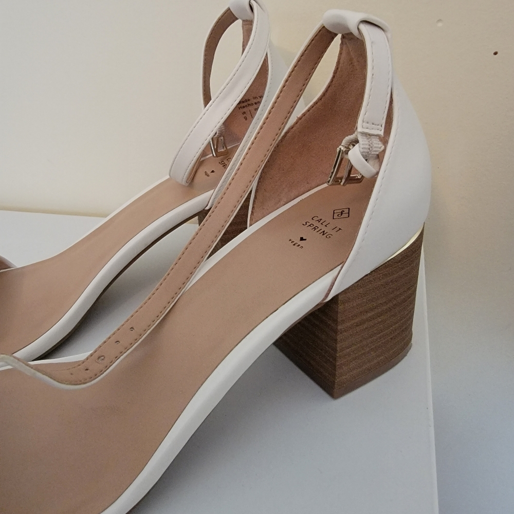 White Call it Spring heels